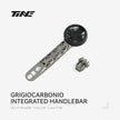 TiNE GRIGIOCARBONIO roadbike handlebar mount with integrated computer mount, titanium construction
