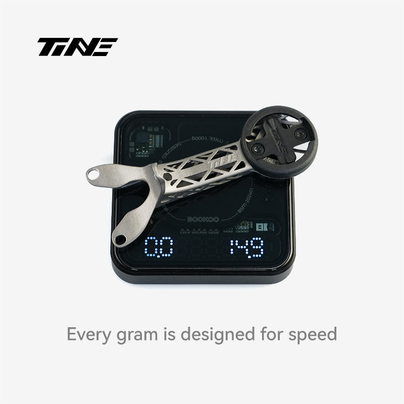 TiNE Farsports FES Integrated-Bar Handleba |Titanium Bicycle Computer Mount