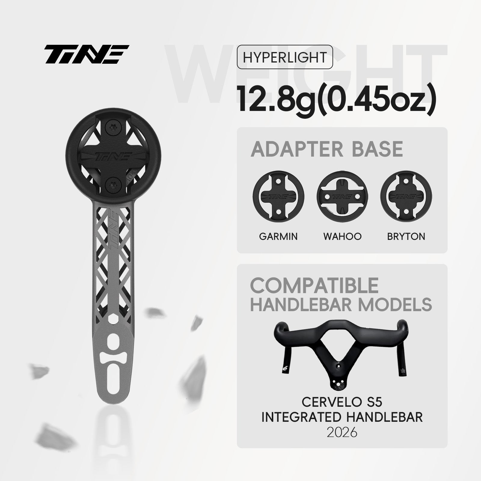 TiNE CERVELO S5（2026) | Titanium Bicycle Computer Mount