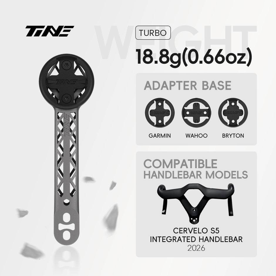TiNE CERVELO S5（2026) | Titanium Bicycle Computer Mount
