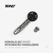 TiNE titanium bicycle computer mount for Cervelo S5 (2026) with mounting accessory