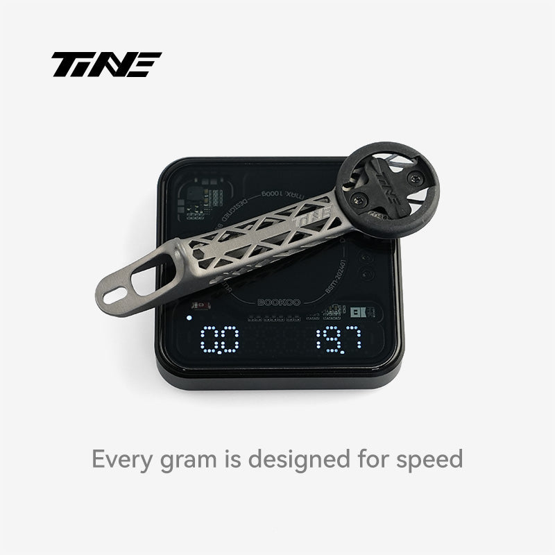TiNE INCOLOR integrated handlebars | Titanium Bicycle Computer Mount