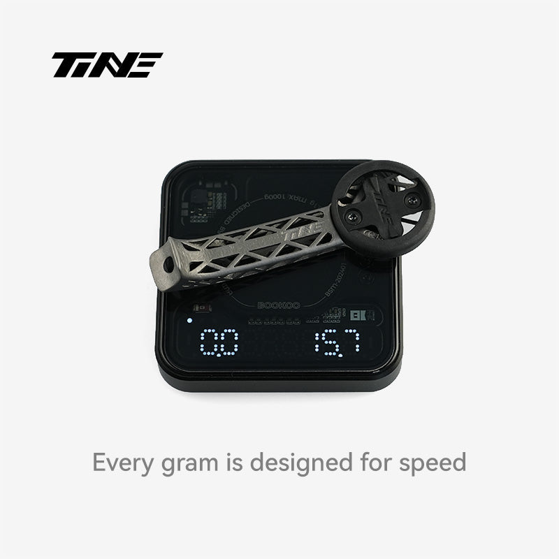TiNE Lightweight HPC Cockpit | Titanium Bicycle Computer Mount