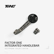 TiNE FACTOR ONE handlebar titanium bicycle computer mount with accessory component