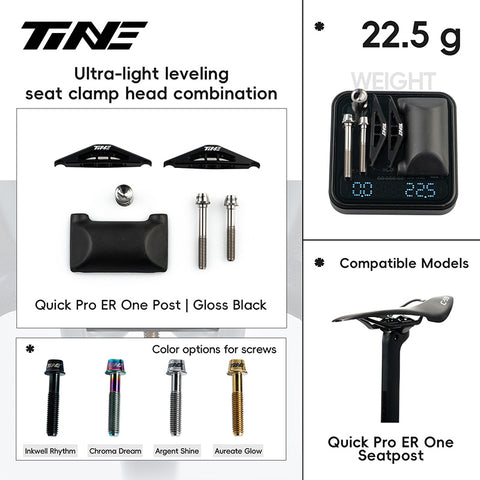 Quick Pro ER One | Carbon fiber seatpost balance kit Titanium alloy upgrade