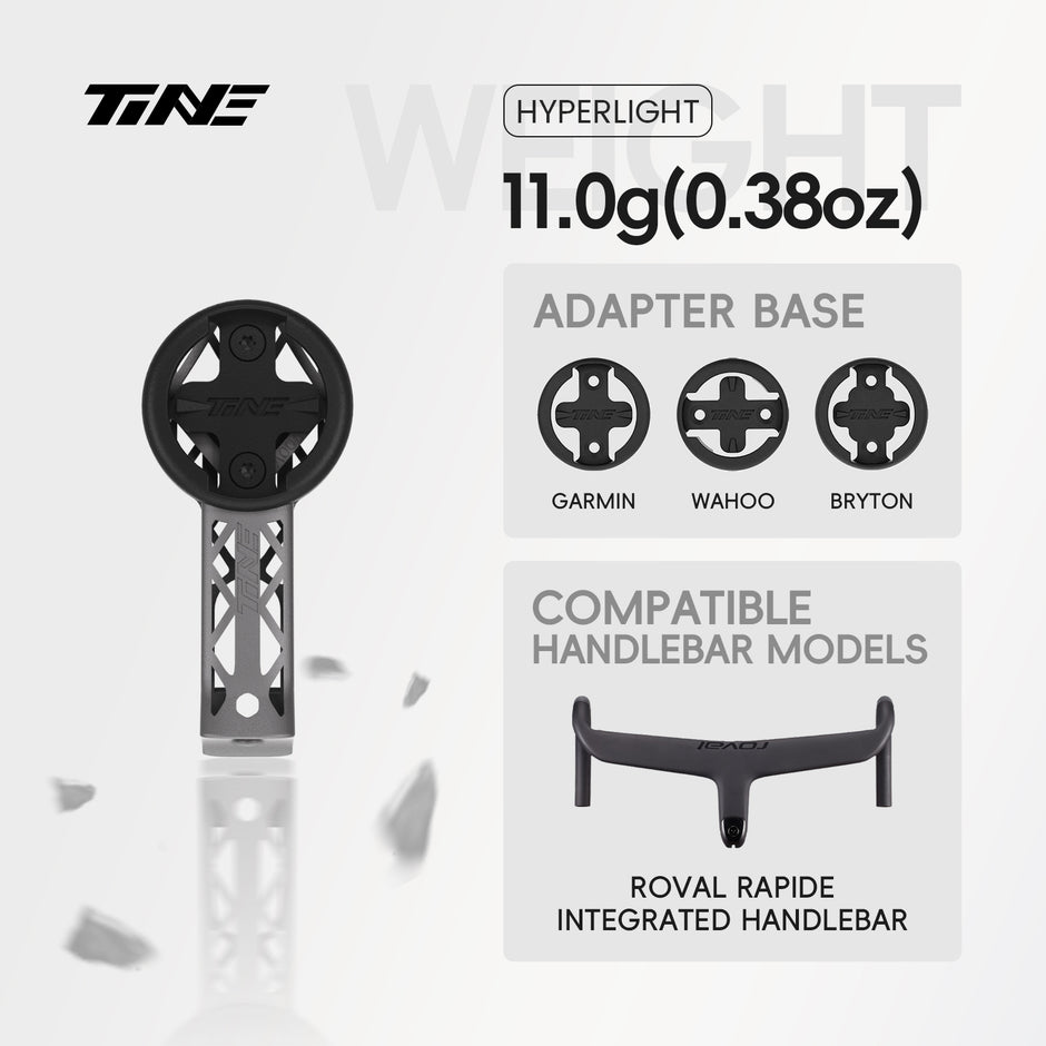 TiNE Specialized ROVAL RAPIDE | Titanium Bicycle Computer Mount