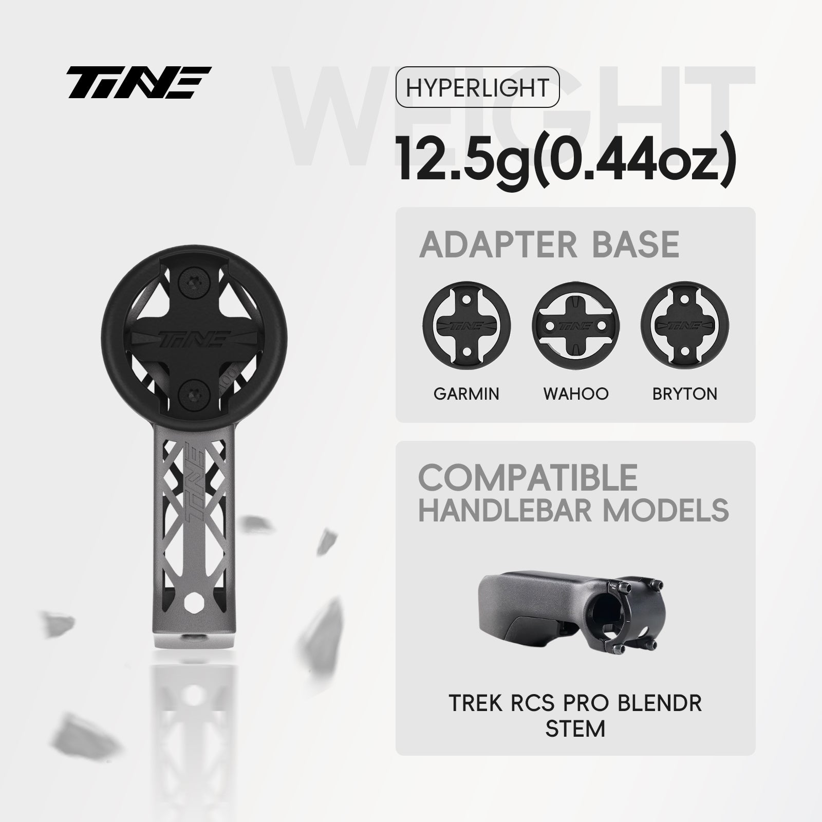 TREK RCS Pro Blendr Stem | Lightweight Titanium Bicycle Computer
