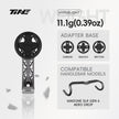 TiNE TREK Madone SLR Gen 6 titanium bicycle computer mount with HYPERLIGHT label,2. TiNE TREK Madone SLR Gen 6 titanium bicycle computer mount with TURBO label