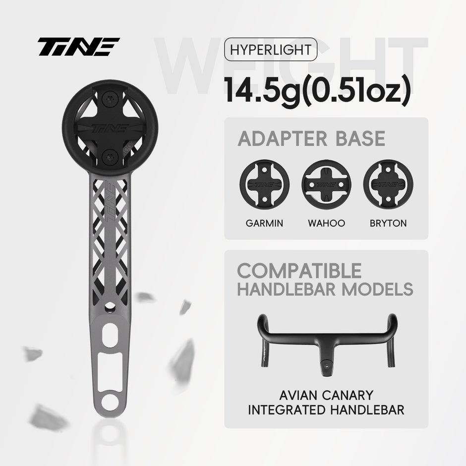 TiNE AVAIN roadbikes handlebars | Titanium Bicycle Computer Mount