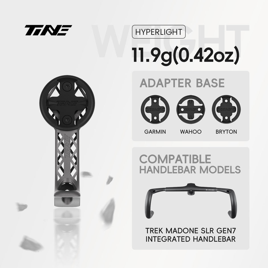 TiNE TREK Madone SLR Gen 7 | Titanium Bicycle Computer Mount