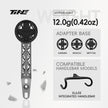 TiNE ELILEE Carbon one-piece handlebars | Titanium Bicycle Computer Mount