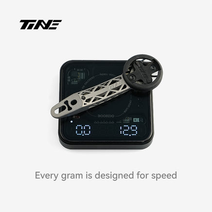 TiNE CERVELO R5 integrated handlebar | Titanium Bicycle Computer Mount