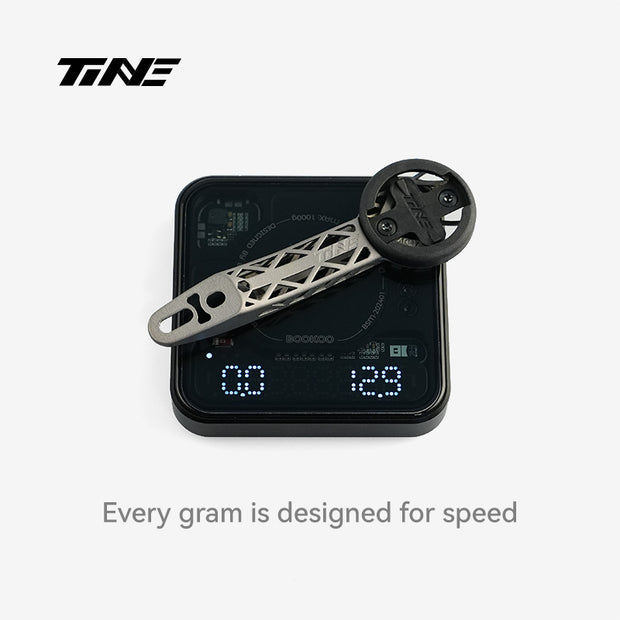 TiNE CERVELO R5 integrated handlebar | Titanium Bicycle Computer Mount