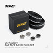 Ultra-Light Road Bike Handlebar Tape & Titanium bar end plug Kit