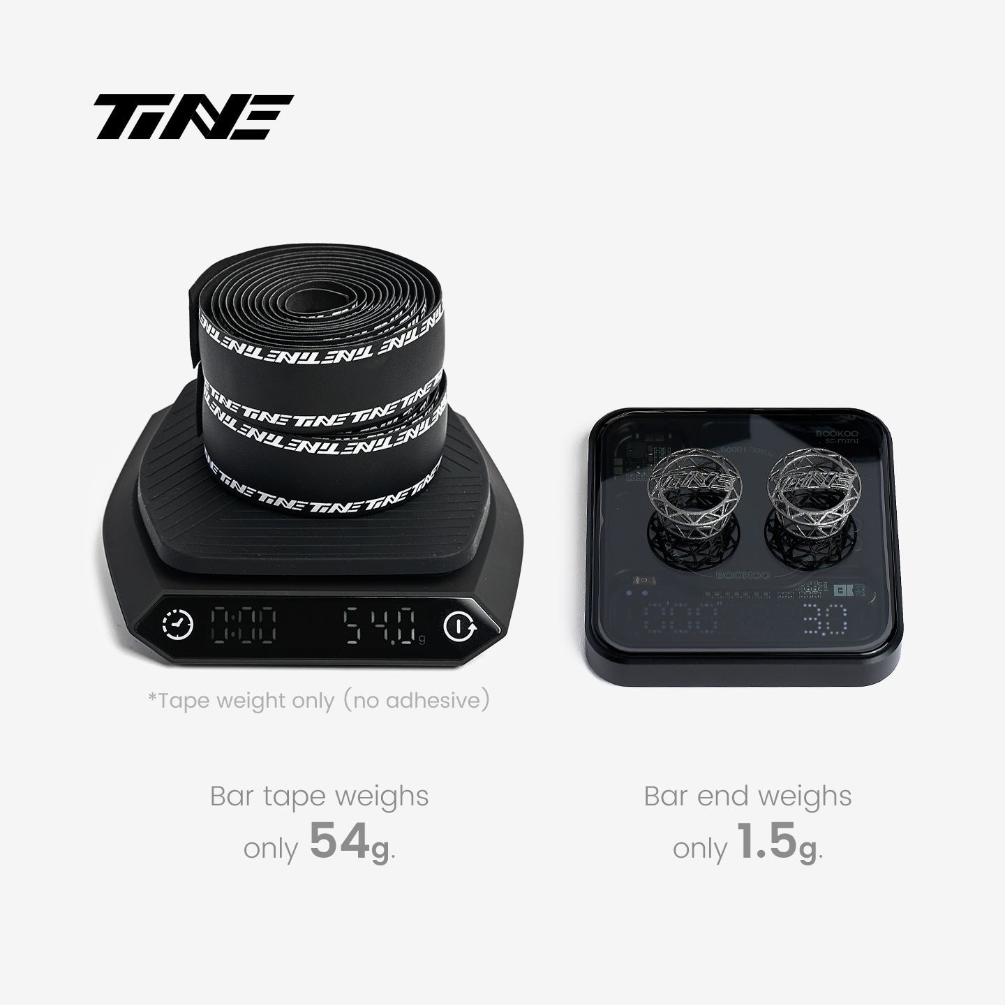 Ultra-Light Road Bike Handlebar Tape & Titanium bar end plug Kit