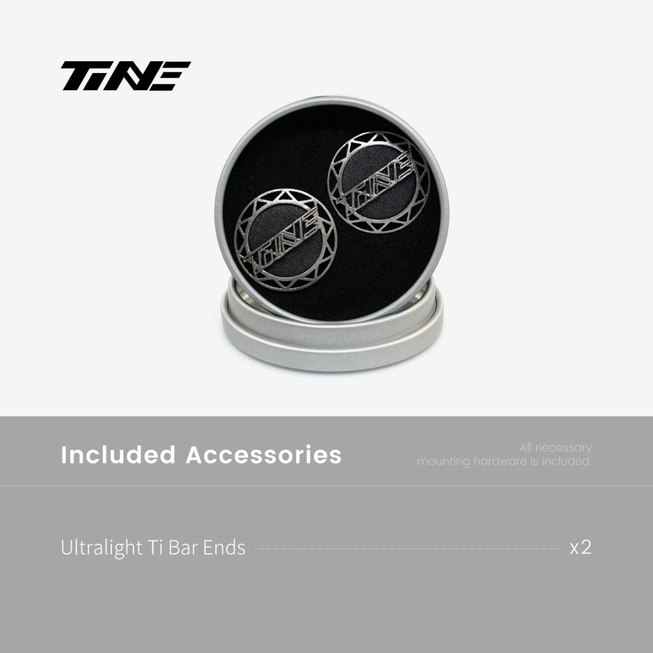Ultra-Light Hollow Titanium Bar End Plugs - Just 1.5g I Road & GravelBikes