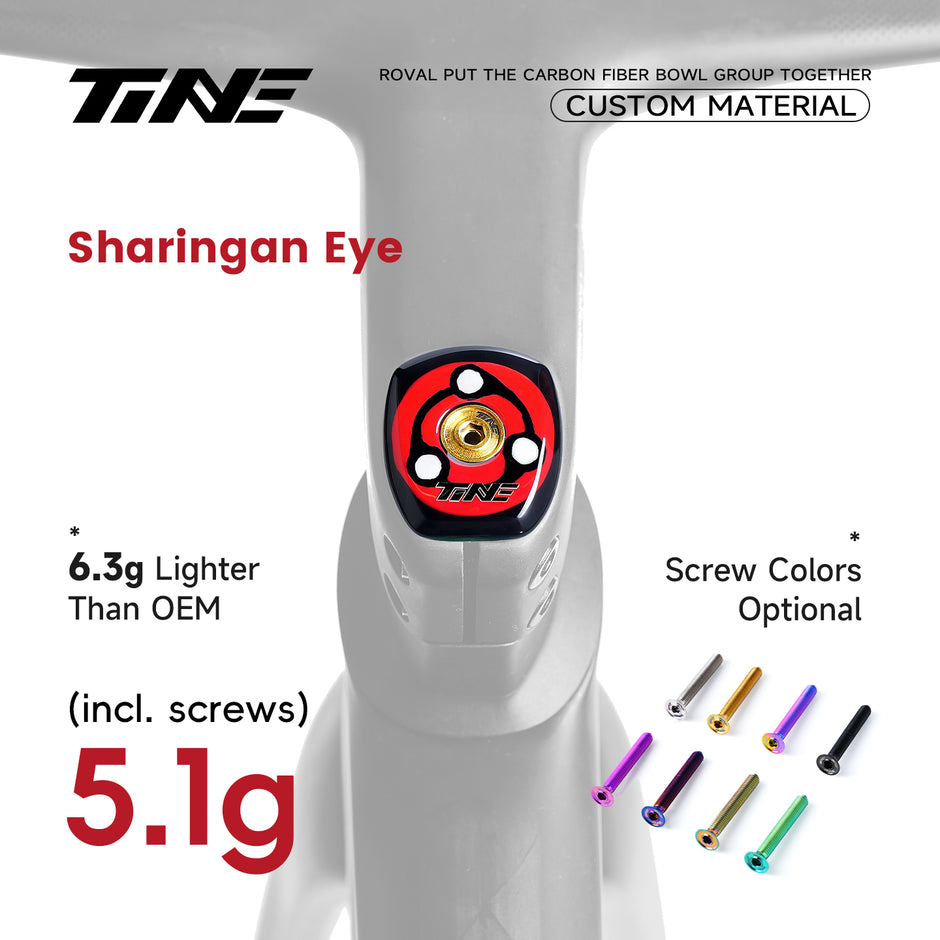 The Ultralight carbon white|headset top cover for S-WORKS Roval Rapide