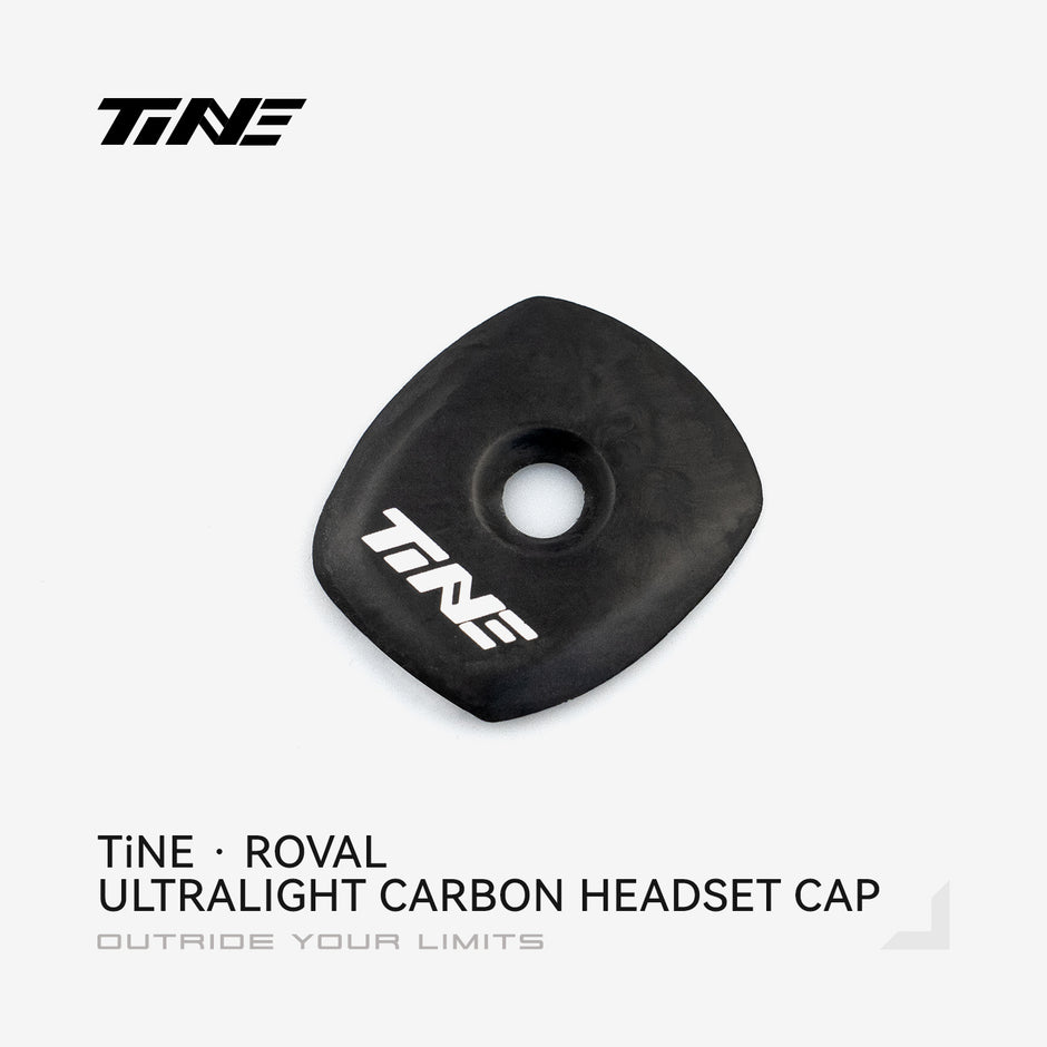 The Ultralight carbon white|headset top cover for S-WORKS Roval Rapide