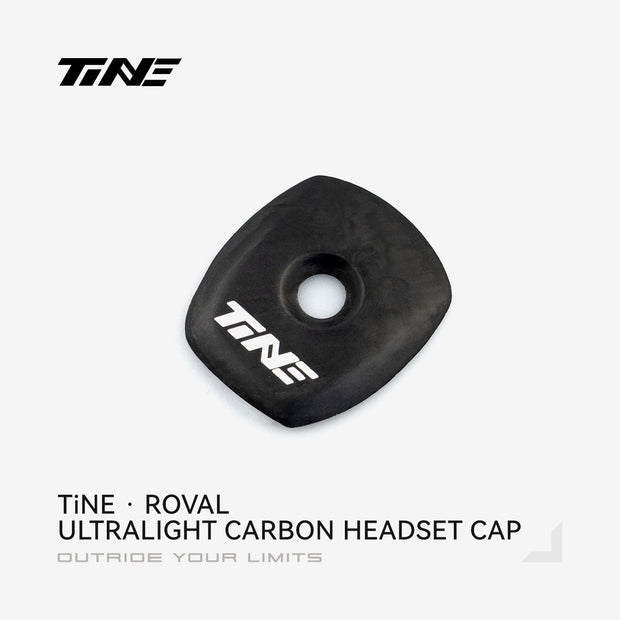 The Ultralight carbon white|headset top cover for S-WORKS Roval Rapide