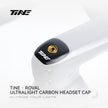 The Ultralight carbon white|headset top cover for S-WORKS Roval Rapide