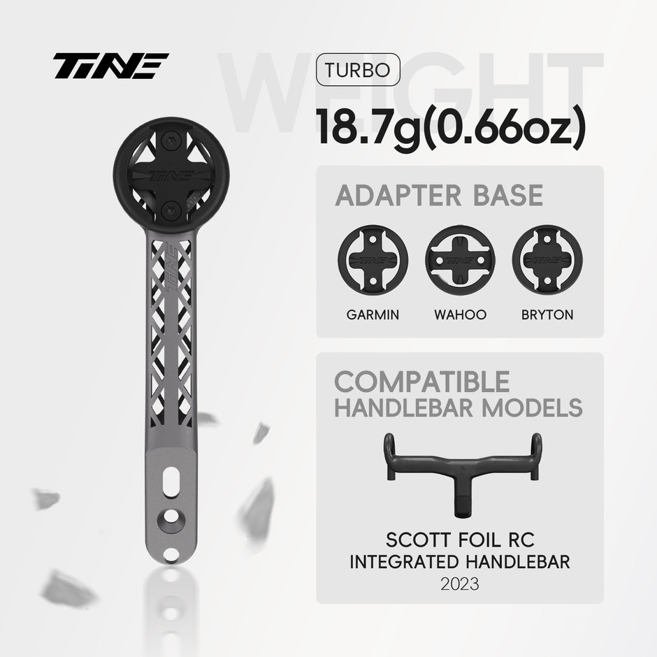 TiNE SCOTT FOIL RC 2023/ADDICT RC 2025 | Titanium Bicycle Computer Mount