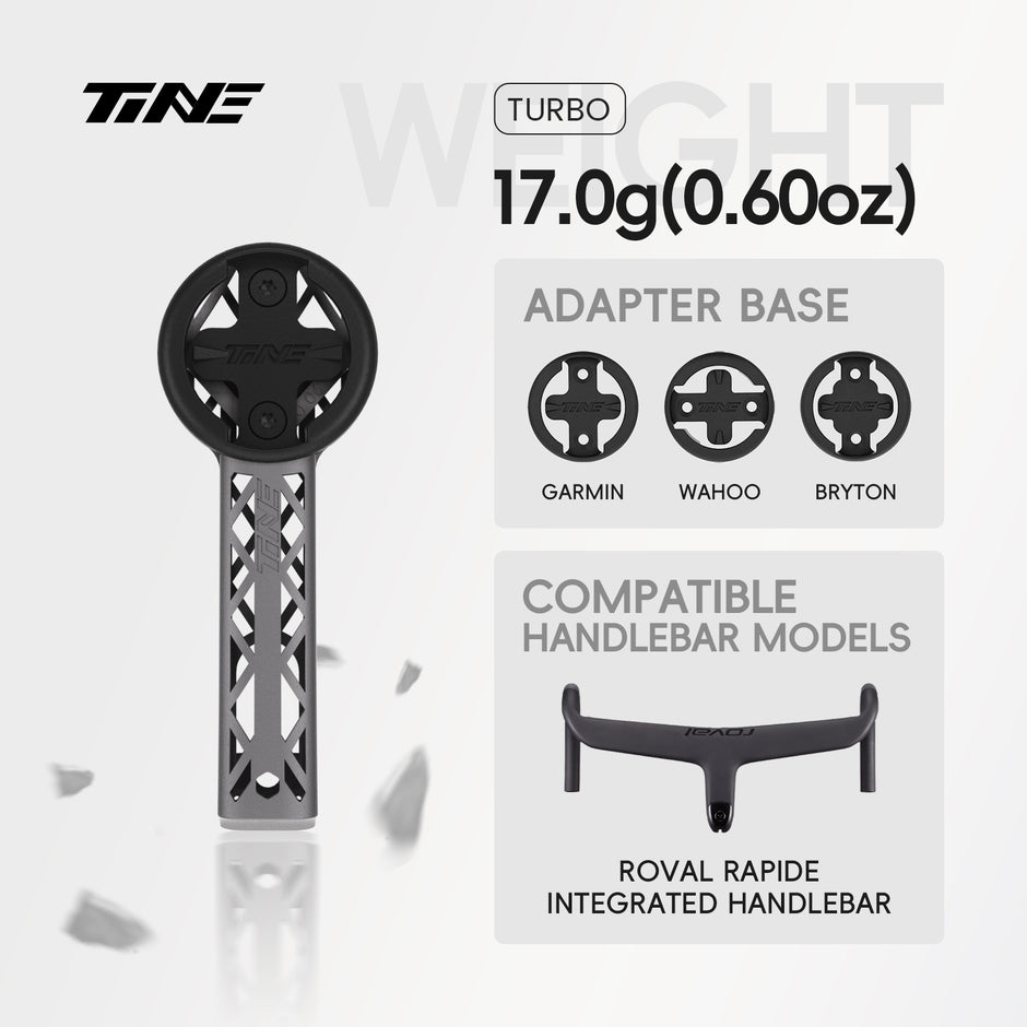 TiNE Specialized ROVAL RAPIDE | Titanium Bicycle Computer Mount