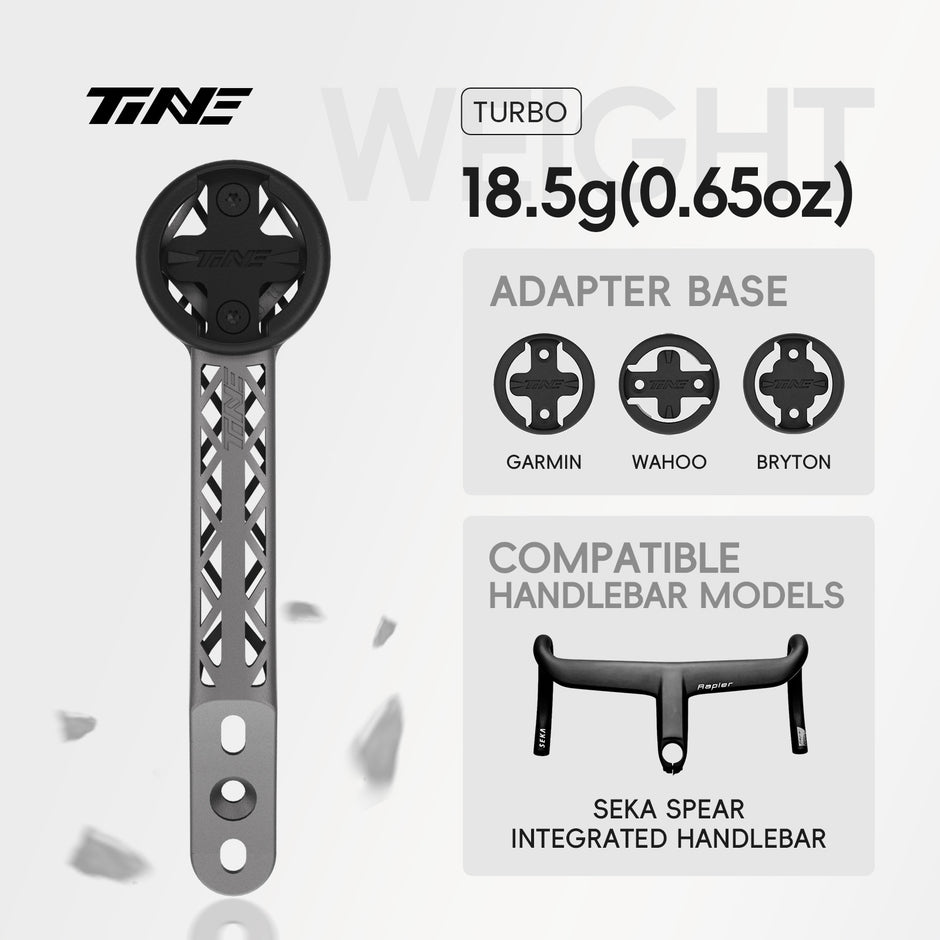 TiNE SEKA EXCEED/SPEAR | Titanium Bicycle Computer Mount