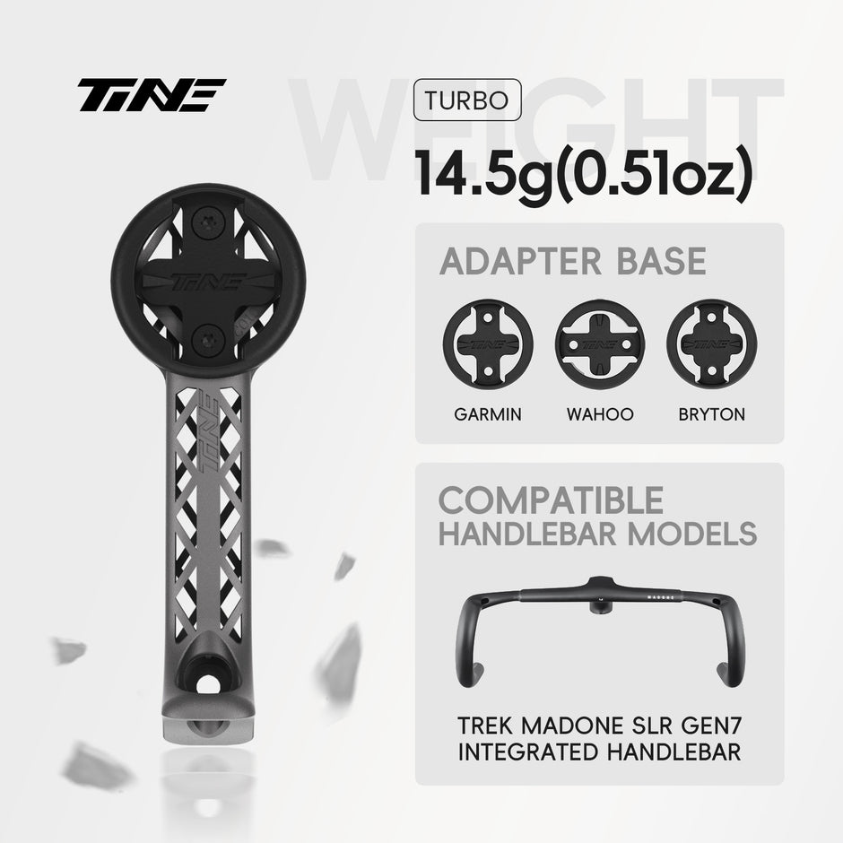 TiNE TREK Madone SLR Gen 7 | Titanium Bicycle Computer Mount