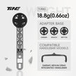 TiNE Turbo titanium bicycle computer mount compatible with Garmin/Wahoo/Bryton adapters