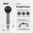 TiNE ELILEE Carbon one-piece handlebars | Titanium Bicycle Computer Mount