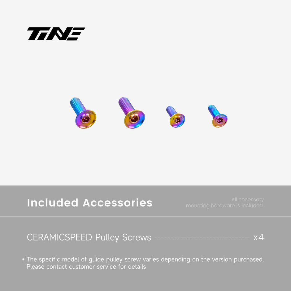 CERAMICSPEED derailleur cage bolt | Road bike bolt upgrade accessories