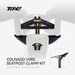 TINE Colnago V5RS seatpost clamp kit with black aluminum clamp assembly