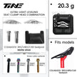 TiNE TECH Colnago V3RS/V4RS/C68 carbon fiber seatpost balance set matte silver chroma dream