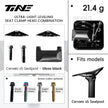 TiNE TECH Cervelo S5 carbon fiber seatpost balance kit matte black chroma dream