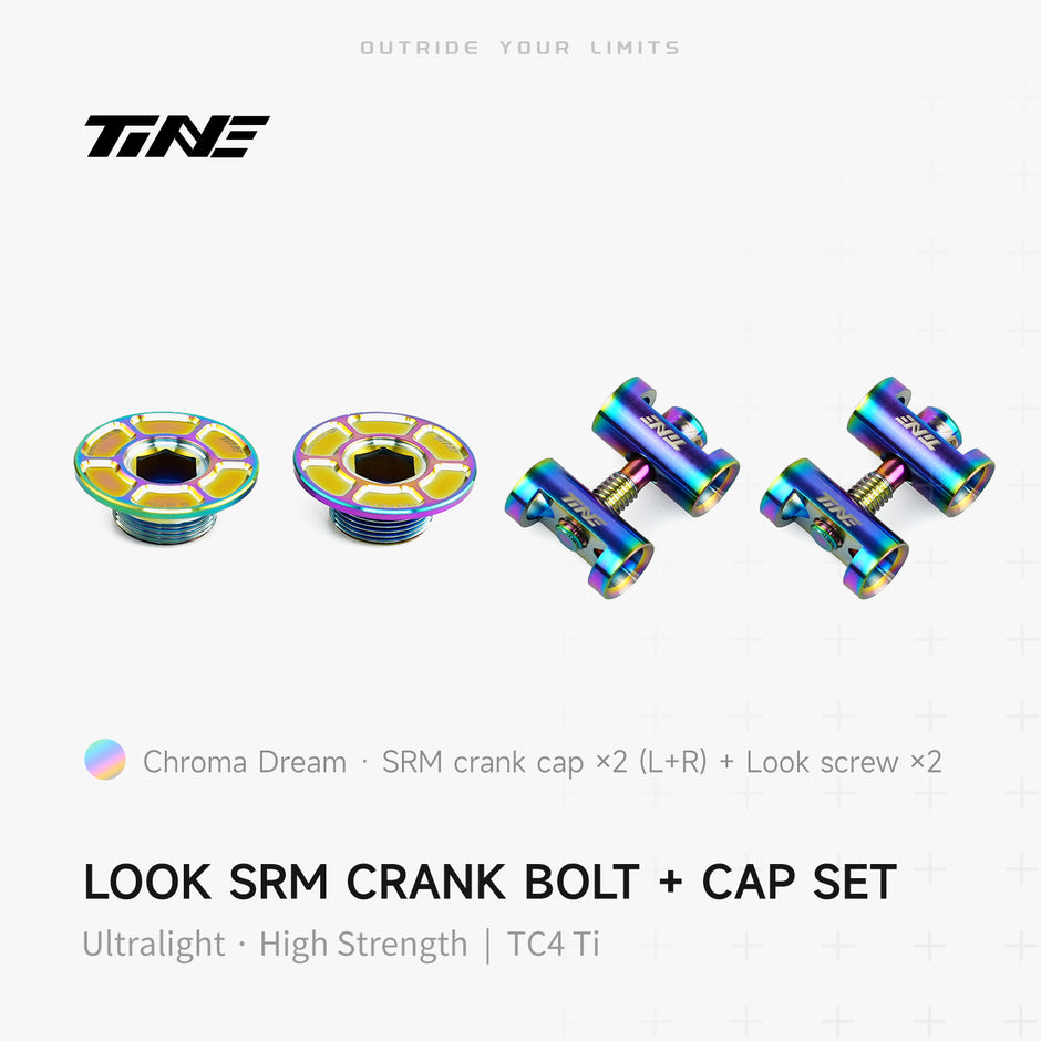 THM/SRM Crank Cover + Screw Set – Titanium Ultralight Modification Kit