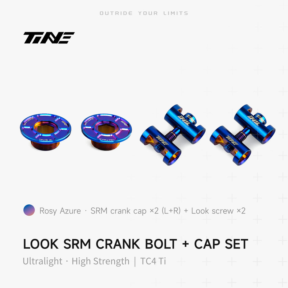 THM/SRM Crank Cover + Screw Set – Titanium Ultralight Modification Kit