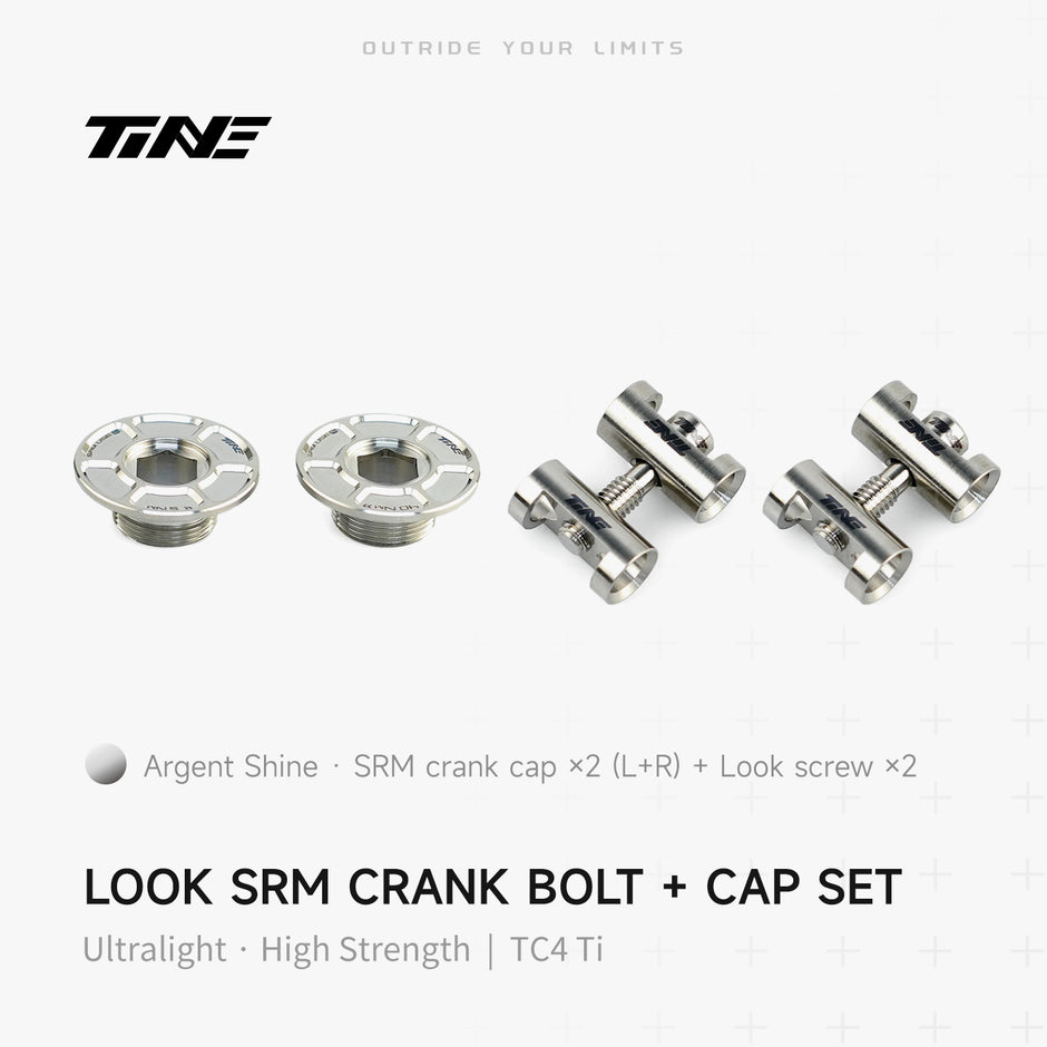 THM/SRM Crank Cover + Screw Set – Titanium Ultralight Modification Kit
