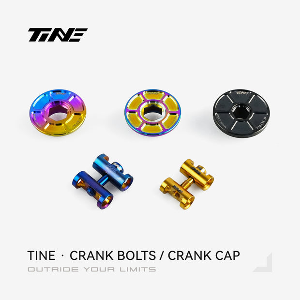 THM/SRM Crank Cover + Screw Set – Titanium Ultralight Modification Kit