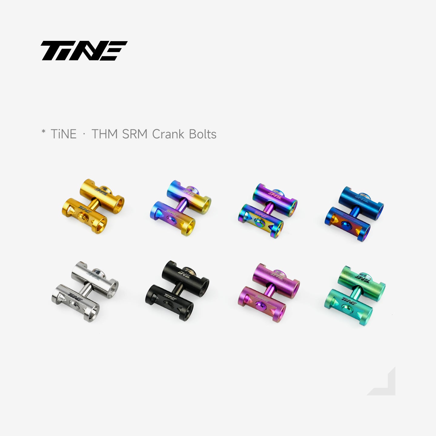 THM/SRM Crank Cover + Screw Set – Titanium Ultralight Modification Kit