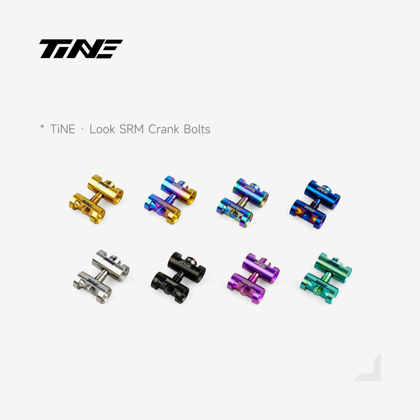 THM/SRM Crank Cover + Screw Set – Titanium Ultralight Modification Kit