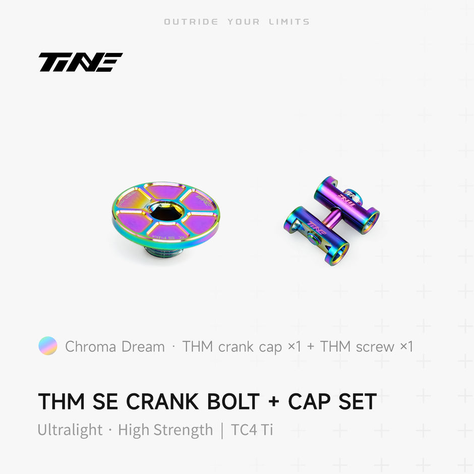 THM/SRM Crank Cover + Screw Set – Titanium Ultralight Modification Kit