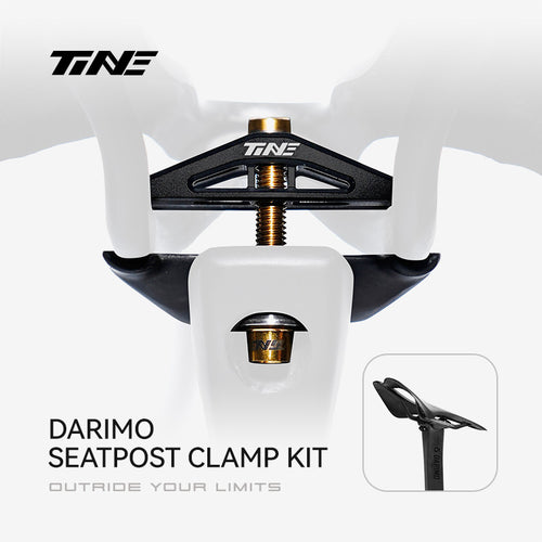 TiNE TECH DARIMO carbon fiber seatpost clamp kit with titanium alloy