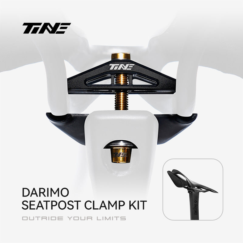 TiNE TECH DARIMO carbon fiber seatpost clamp kit with titanium alloy