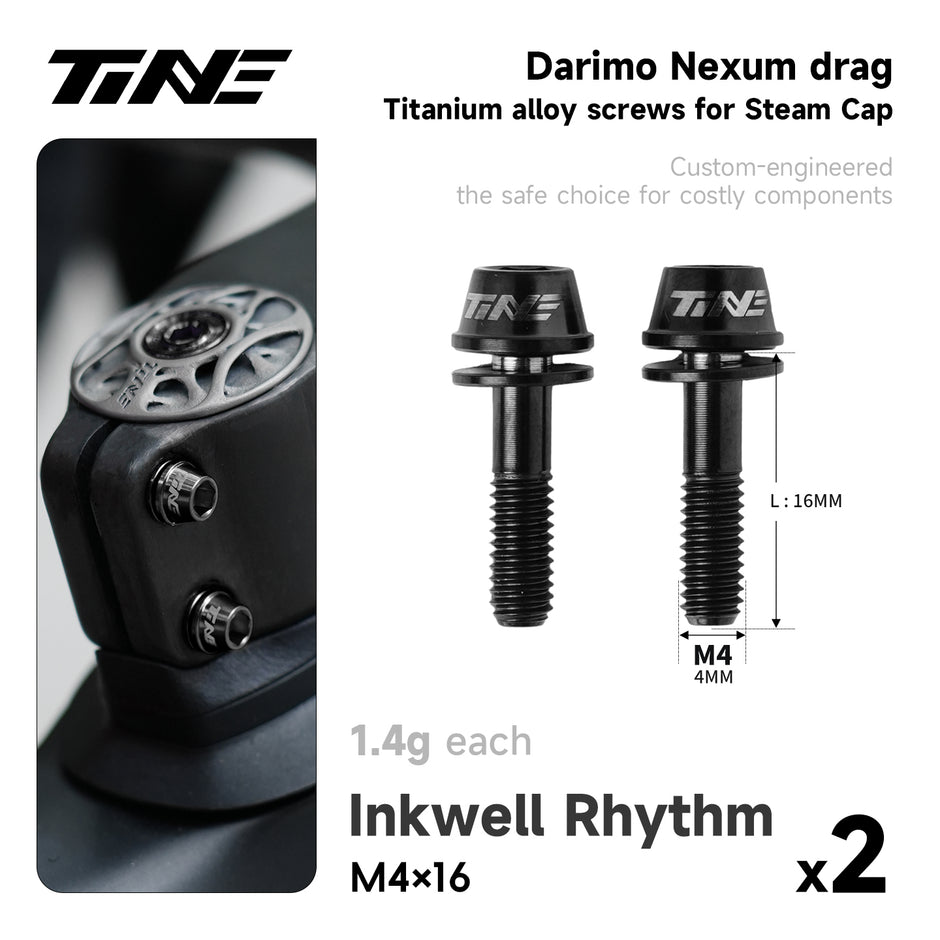 M4*16 · Titanium Stem Screw Set | Darimo Nexum Drag Handlebar