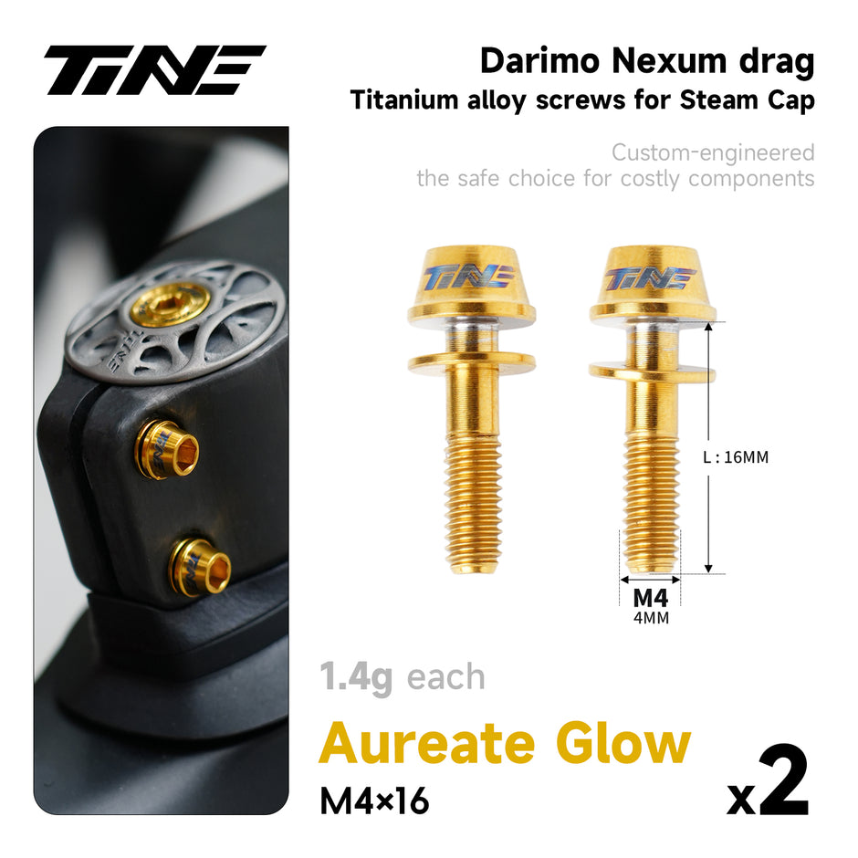 M4*16 · Titanium Stem Screw Set | Darimo Nexum Drag Handlebar
