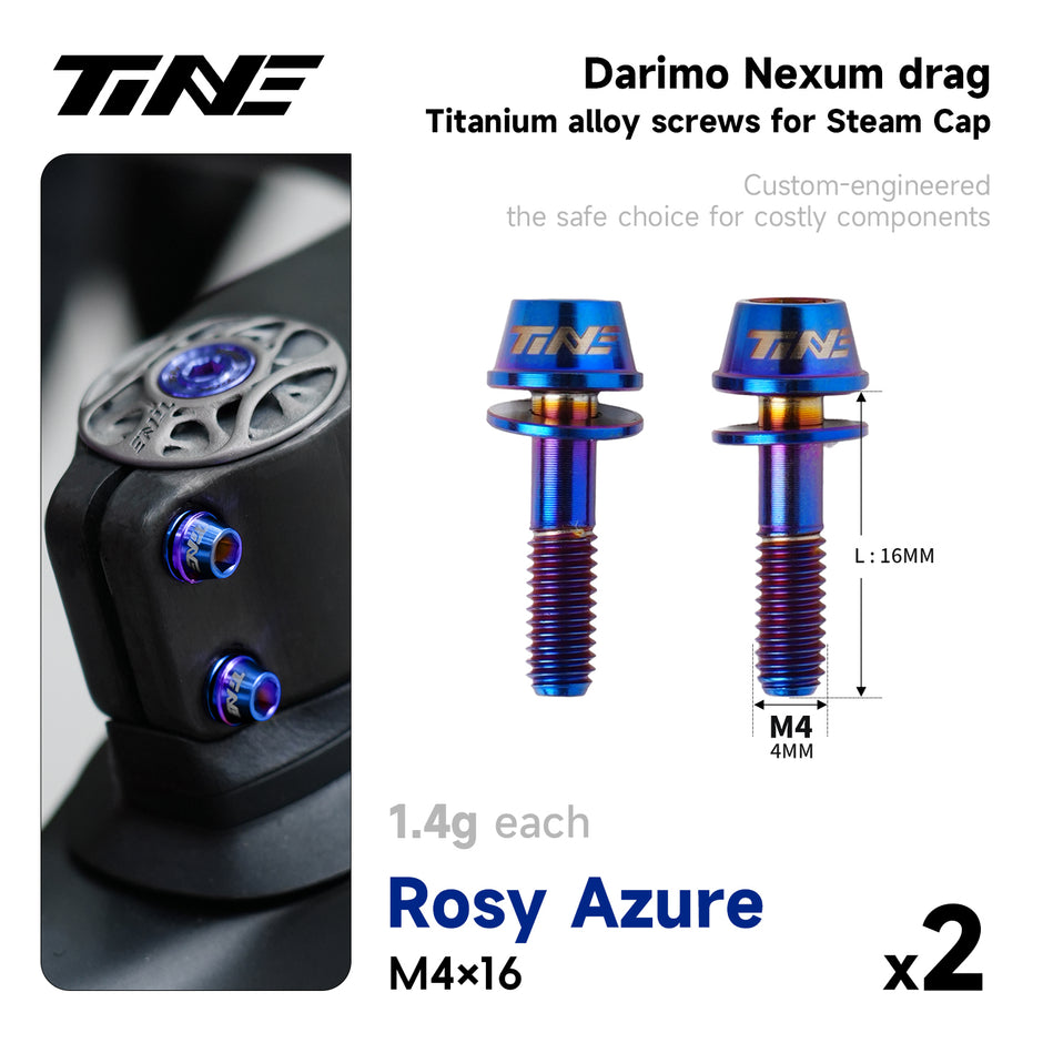 M4*16 · Titanium Stem Screw Set | Darimo Nexum Drag Handlebar