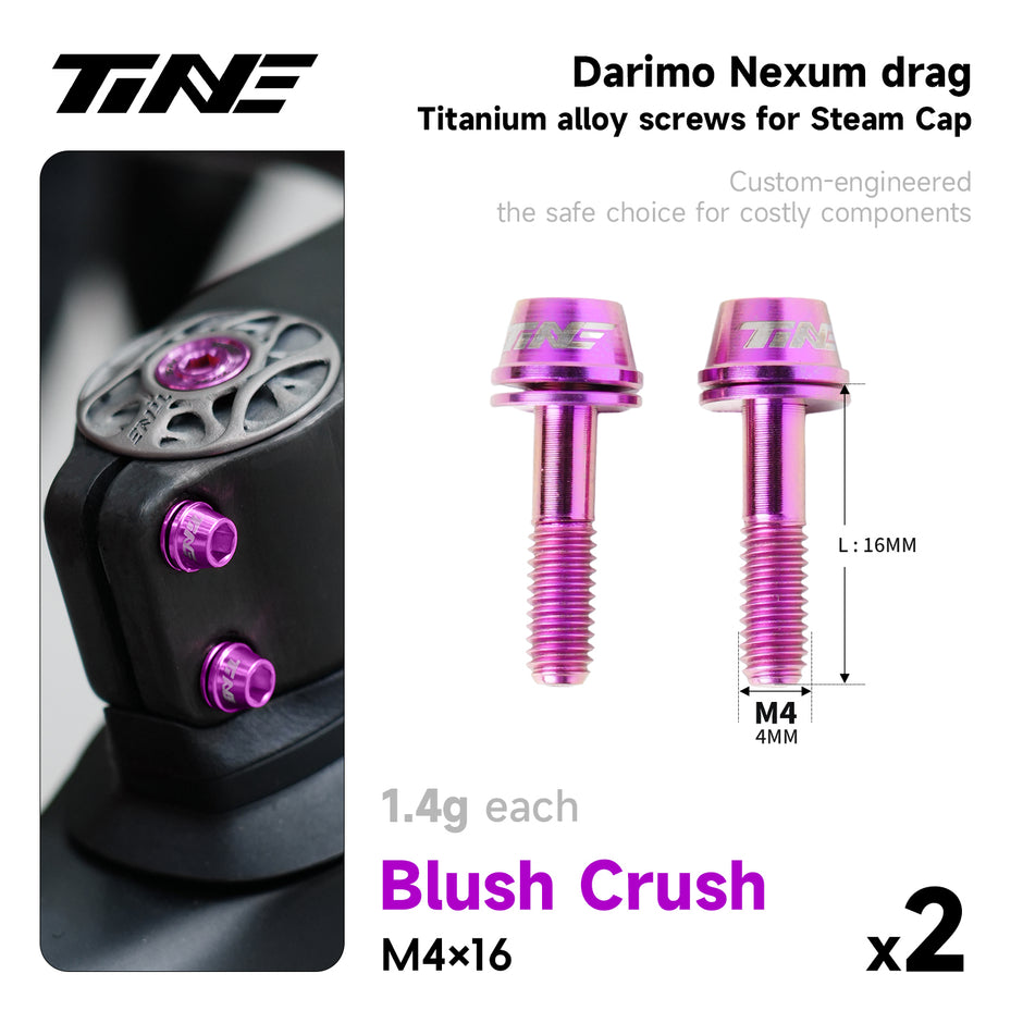 M4*16 · Titanium Stem Screw Set | Darimo Nexum Drag Handlebar