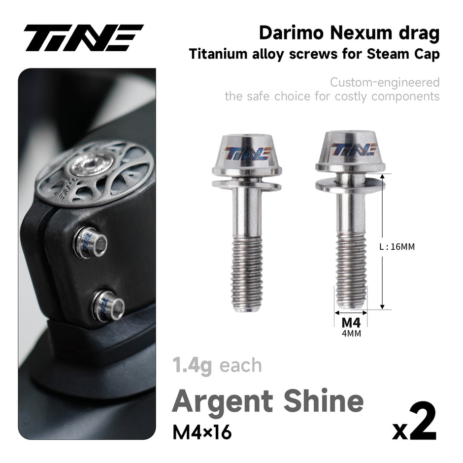 M4*16 · Titanium Stem Screw Set | Darimo Nexum Drag Handlebar