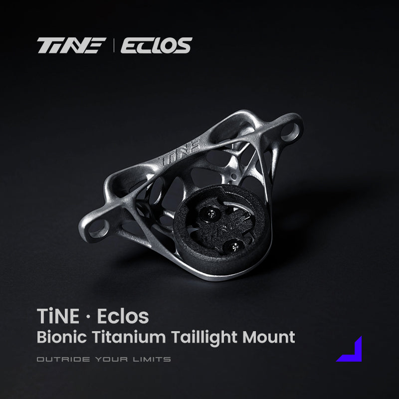 Eclos series Titanium alloy bionics taillight bracket for road bikes