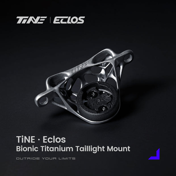 Eclos series Titanium alloy bionics taillight bracket for road bikes